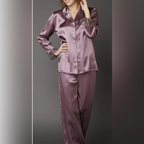 Julianna Rae Womens Sleep in silk pajamas - s - Picture 2 of 10
